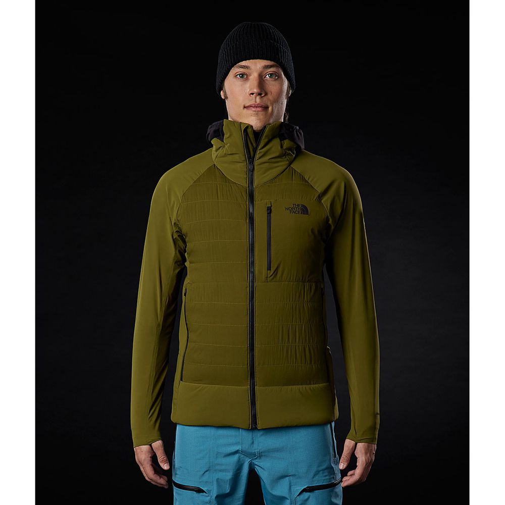 The North Face Winter Jacket Mens Australia - The North Face Steep 50/50 Green / Black (AZX-753916)